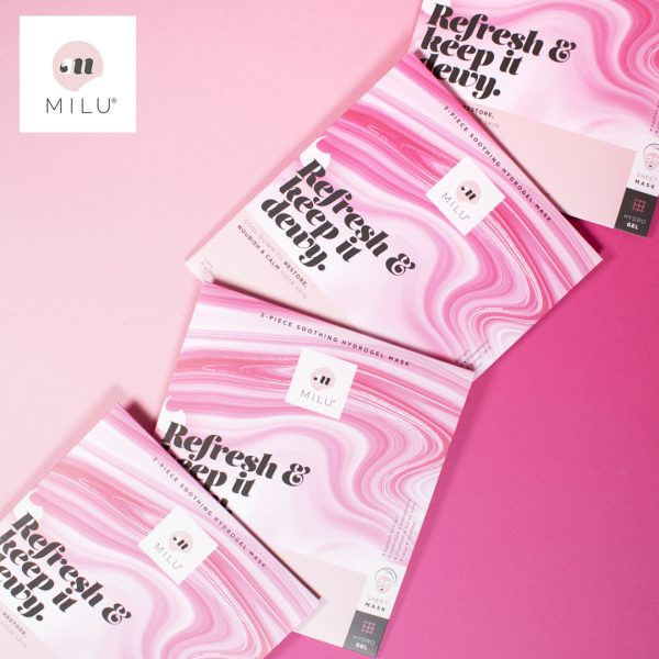 2-piece sooting hydrogel mask